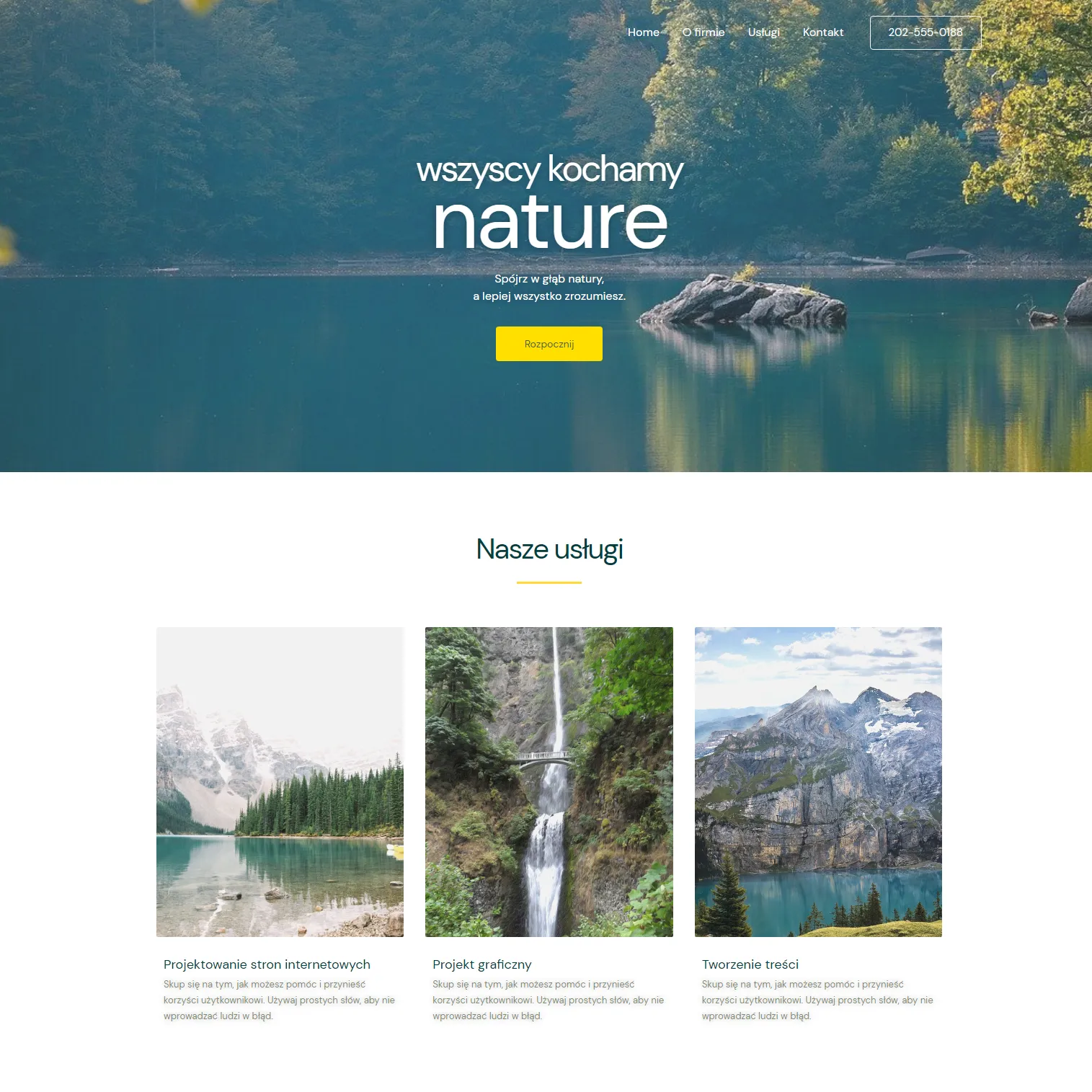 Strony internetowe - Umiłowanie natury Strony internetowe - Umiłowanie natury